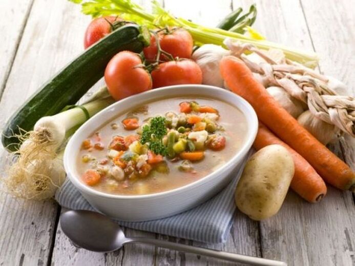 zelenjavna juha za gastritis